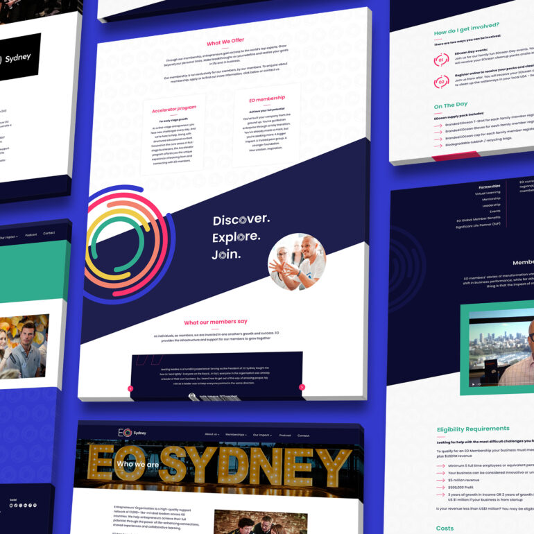 Digital Marketing & Website design for Entrepreneurs Organisation Sydney